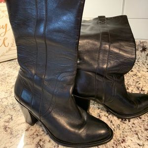 Banana Republic Black Leather Boots